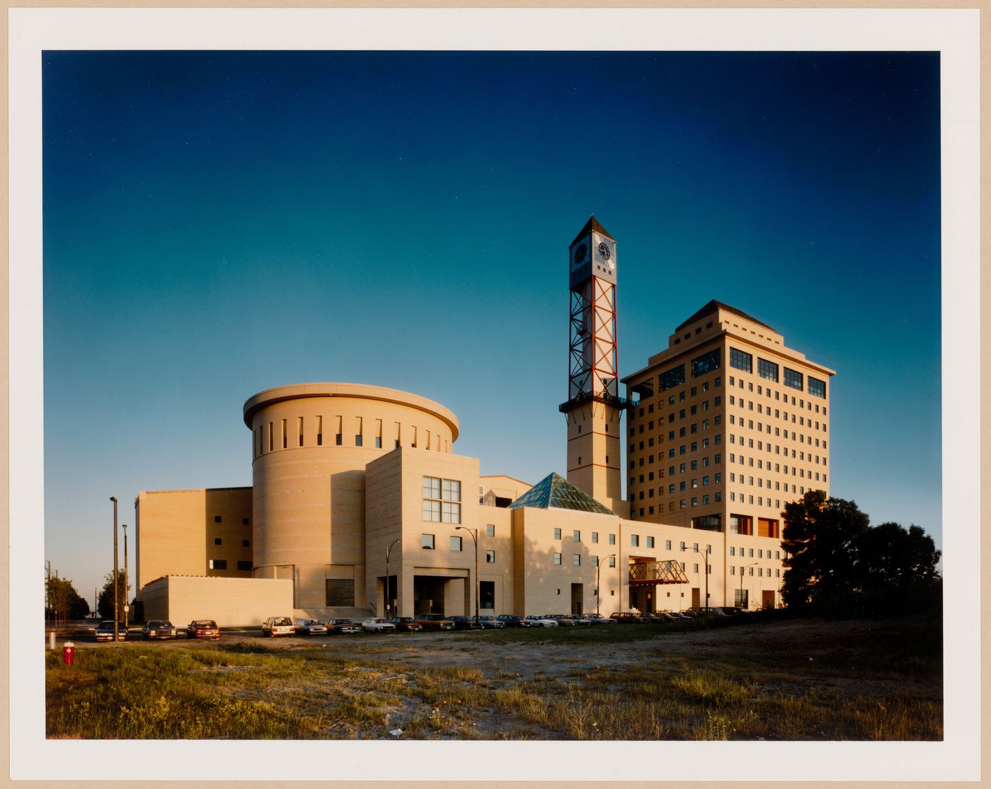 View of the Mississauga Civic Centre from the northeast, Mississauga, Ontario