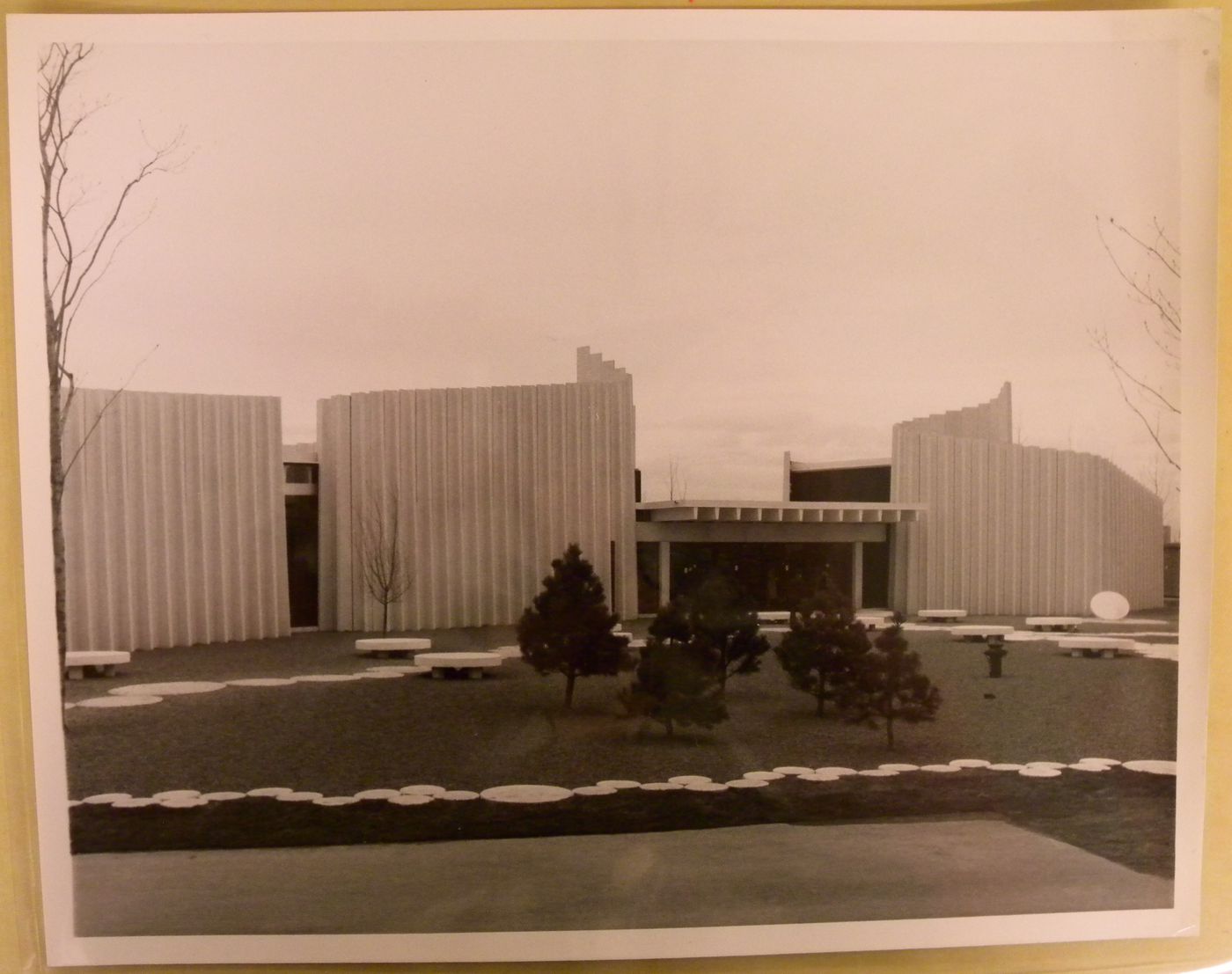 View of the Pavilion of the Jeunesses Musicales of Canada, Expo 67, Montréal, Québec