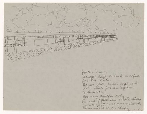 Perspective with annotations for the Warite House