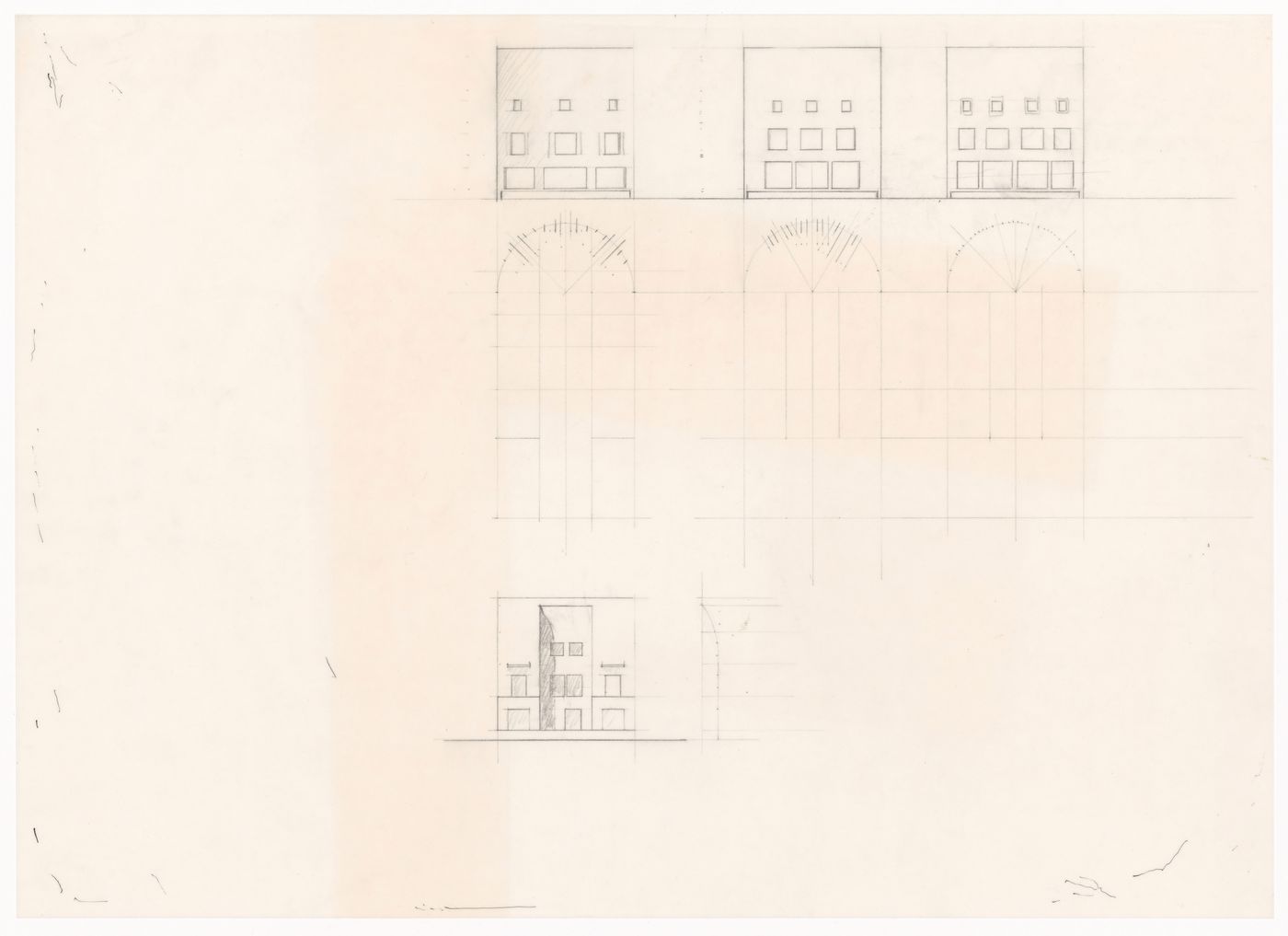 Elevations for Senior's club, Block 121, Berlin
