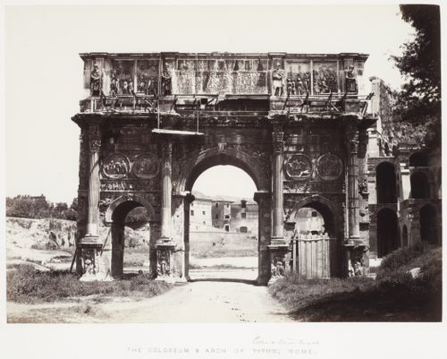 Print from portfolio ''Various views, Rome, Italy''