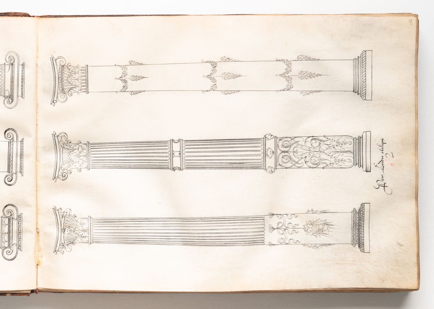 Designs for three Composite, or, "Italic" columns