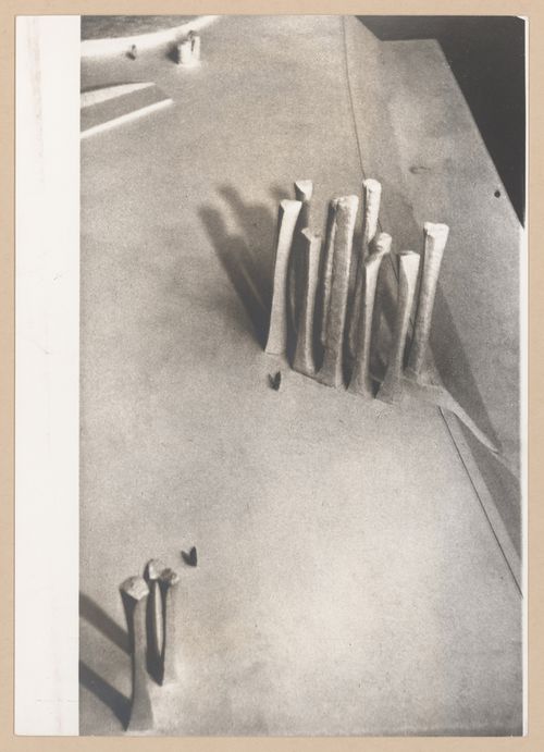 View of model for Monumento aos Calafates, Foz do Douro, Porto, Portugal