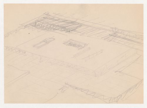 Axonometric sketch for Museum for a Small City
