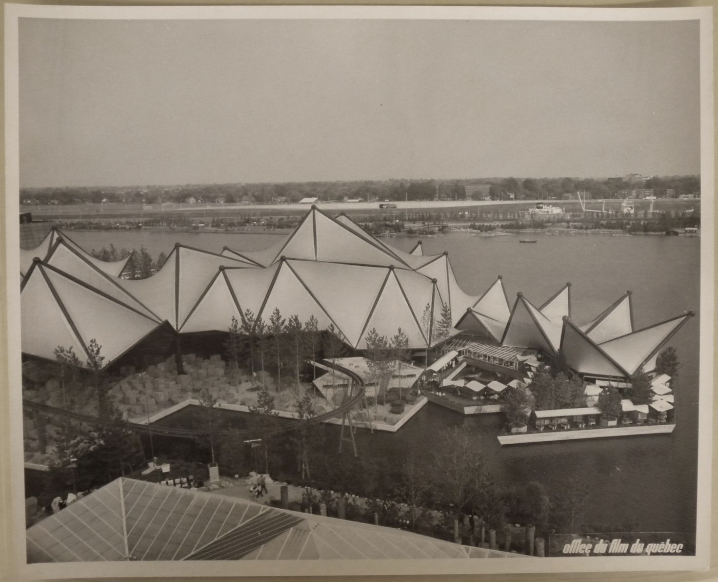 View of the Ontario Pavilion, Expo 67, Montréal, Québec
