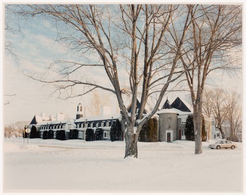 The Brittany Row apartments on rue Brittany looking south, Arvida