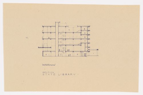 Section for the State Library in sector 17 in Chandigarh, India