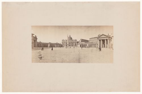 St. Peters with Bernini colonnade, Rome, Italy