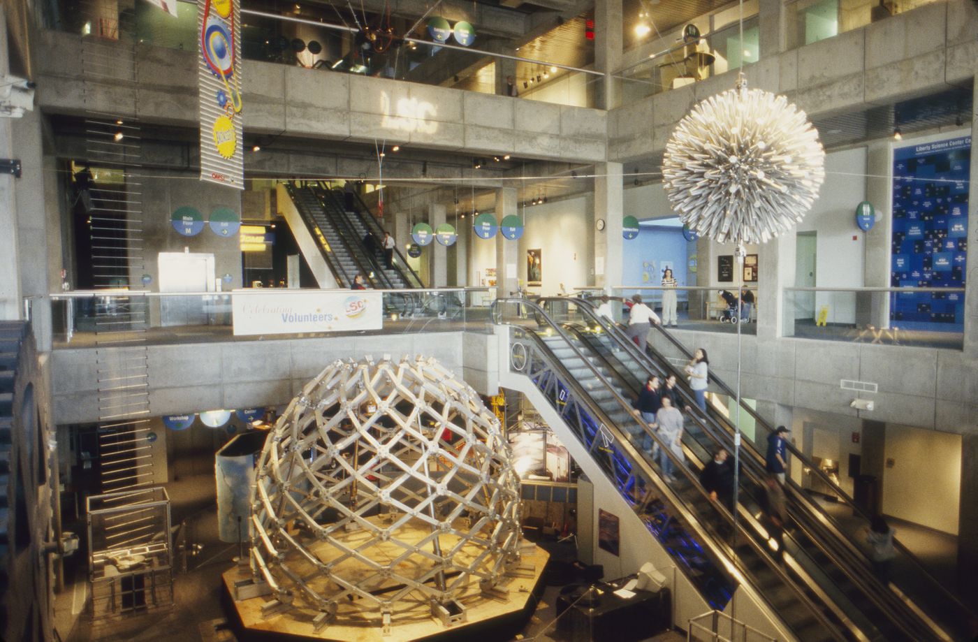 Iris Dome and Hoberman Sphere, Liberty Science Center, Jersey City, New Jersey