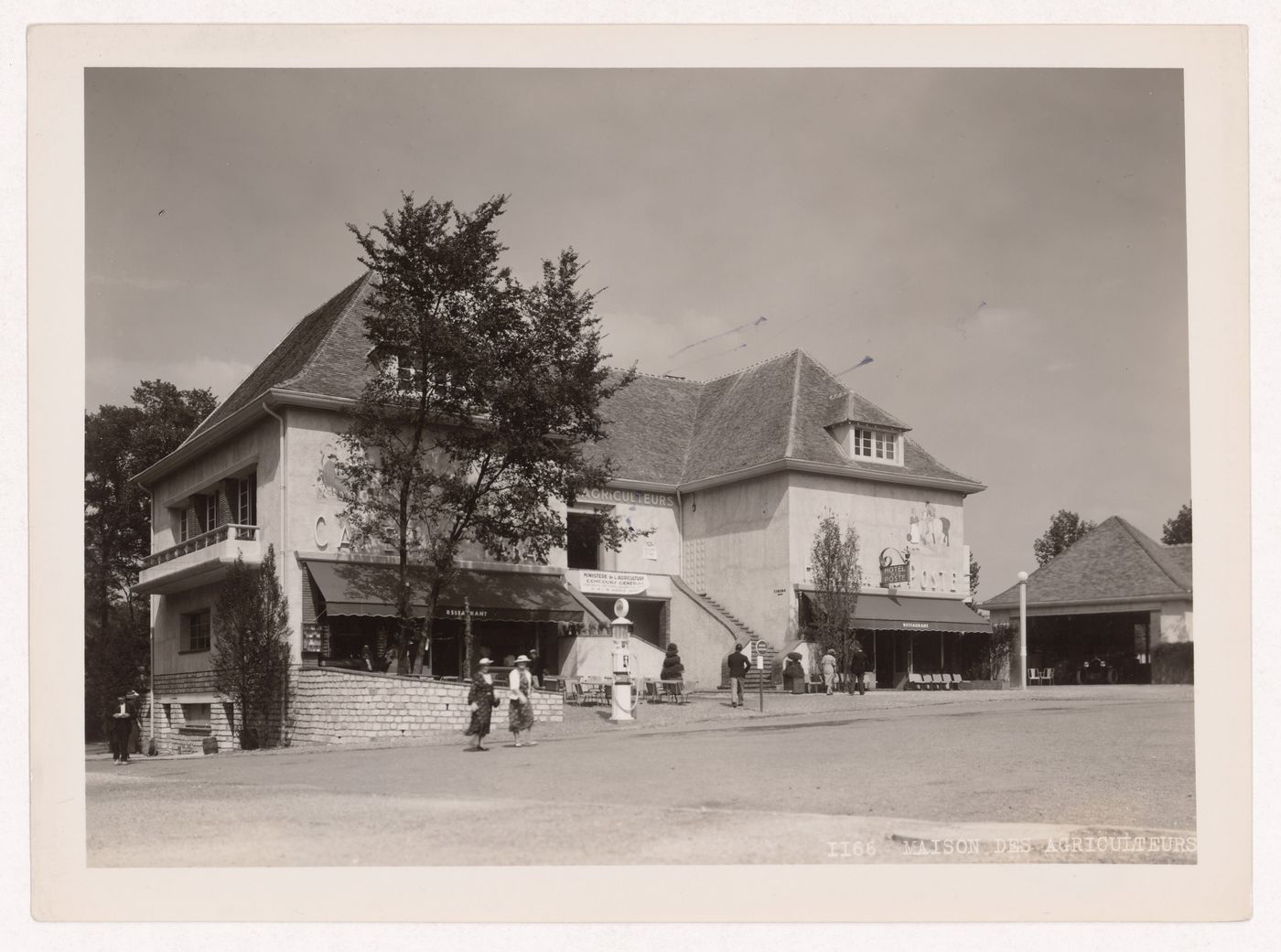 View of La Maison Des Agriculteurs, Rural Centre, 1937 Exposition internationale, Paris, France
