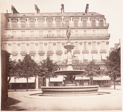 Plate from album ''Buildings, parks and streets of Paris, Versailles and environs, France''