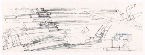 Sketches for Motel em Vale de Canas, Coimbra, Portugal