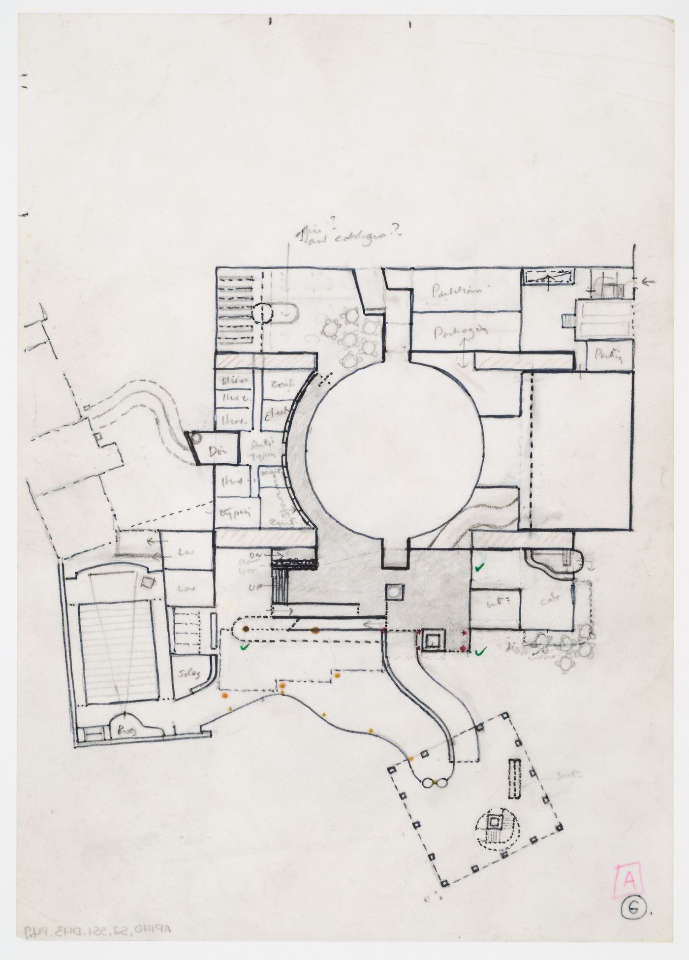 Nordrhein-Westfalen Museum, Dusseldorf, Germany: plan