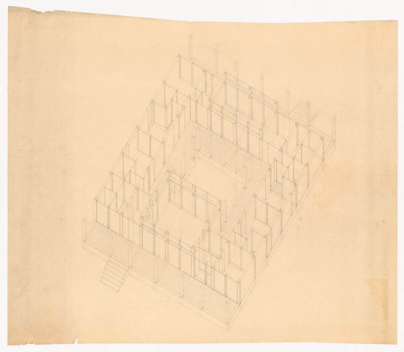 Axonometric for Texas Houses Series