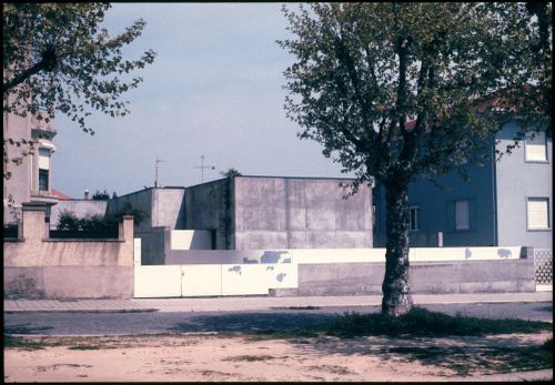 Slide of exterior view of Casa Manuel Magalhães, Porto
