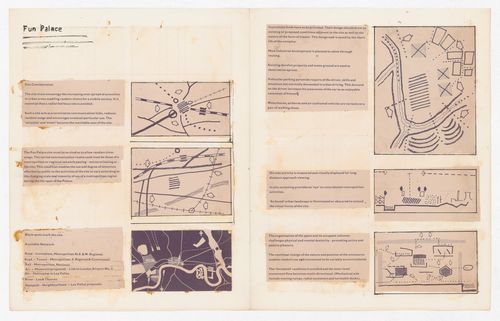 Mock-up of article "Fun Palace" for ARK - Journal of the Royal College of Art, no.36