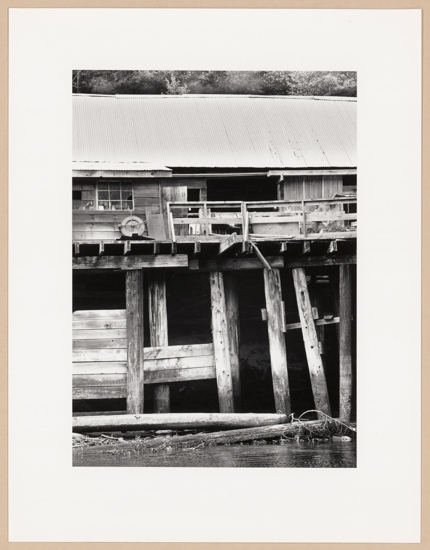 Planer shed, Cove Mills, 1920, Telegraph Cove, British Columbia, from the series The Forms of Canadian Industrial Architecture