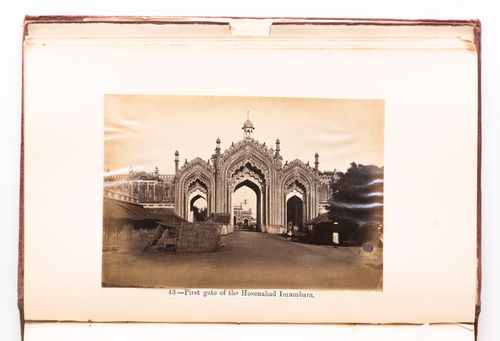 View of the portal of the Husainabad Imambara [Palace of Lights], Lucknow, India