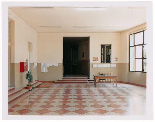 View of a room in a school in Italy