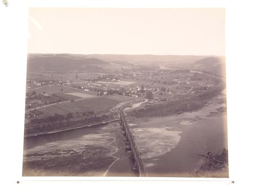 Panoramic view from across the river, Towanda, Pennsylvania
