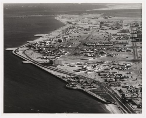 Aerial view of Abū Ẓaby, United Arab Emirates