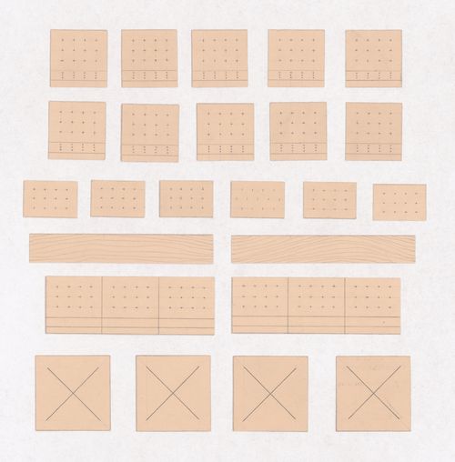 Various documents and drawings including furniture design and office renovation: File G 689