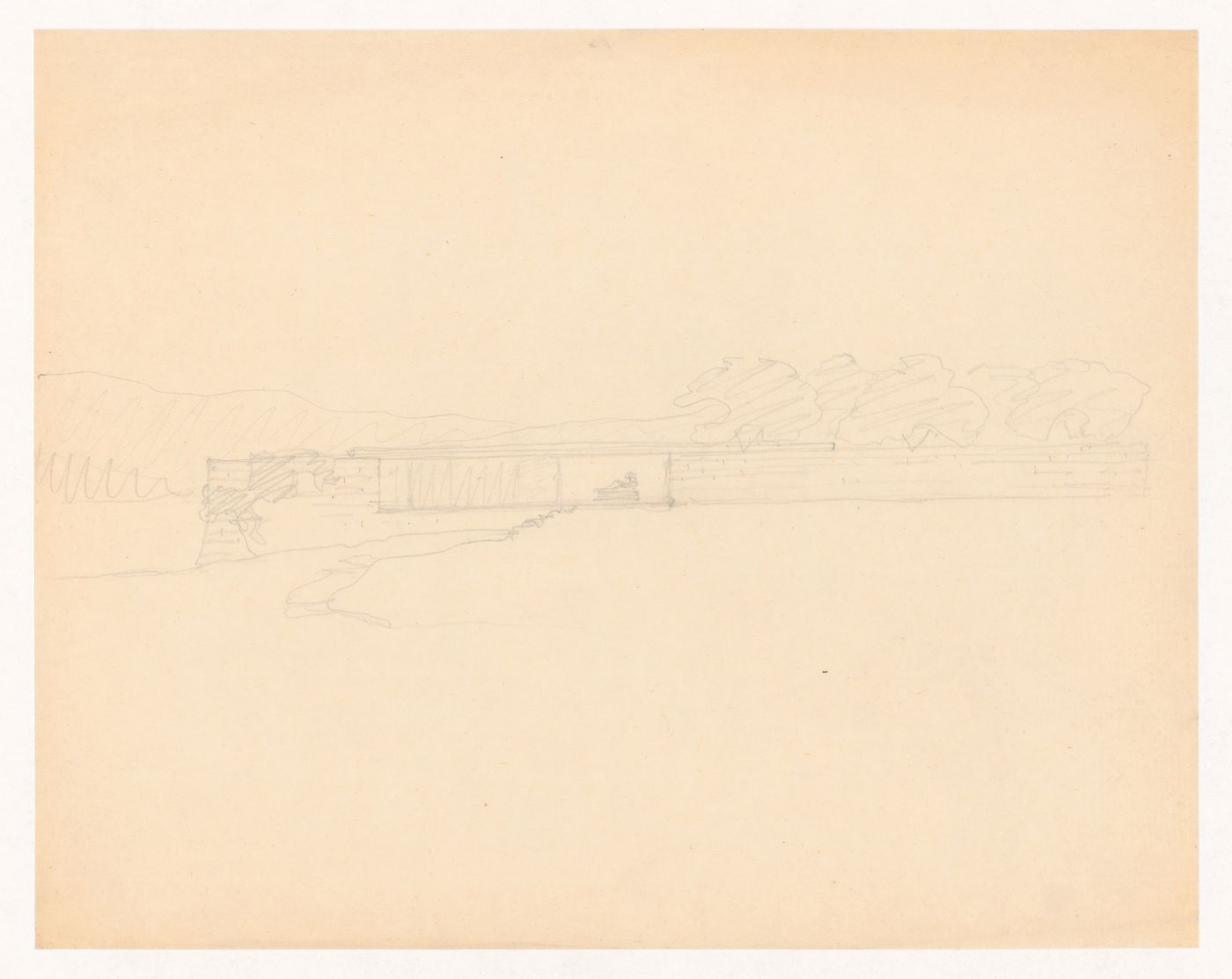 Sketch elevation for Mountain House