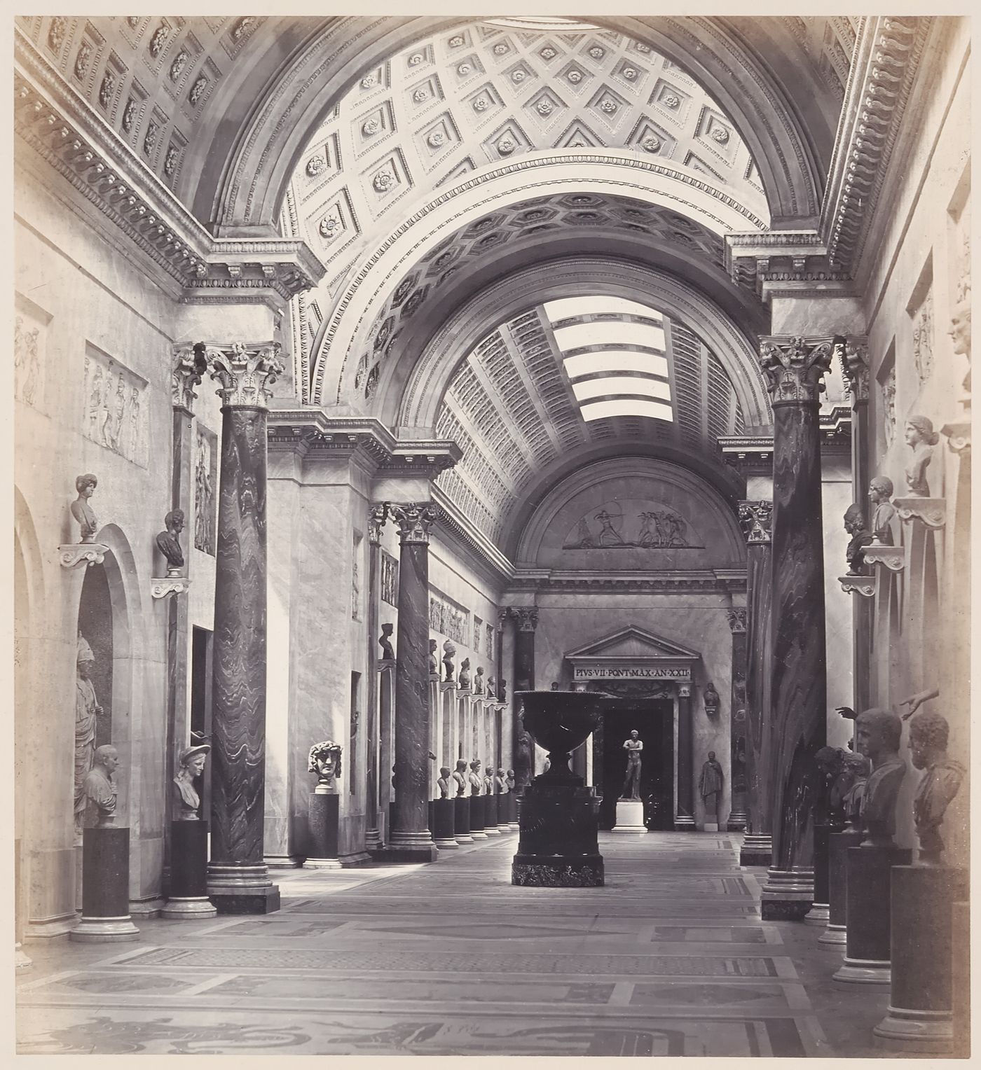 Interior of Gallery of Braccio Nuovo: Vatican. 239.