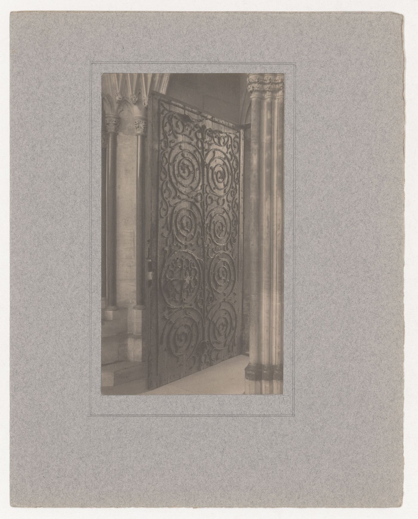 Plate from portfolio ''York Minster Chapter House''