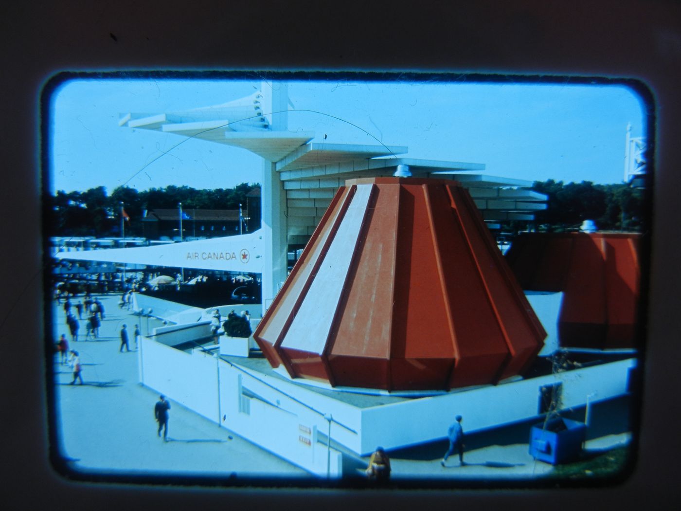 View of the Air Canada's Pavilion, Expo 67, Montréal, Québec