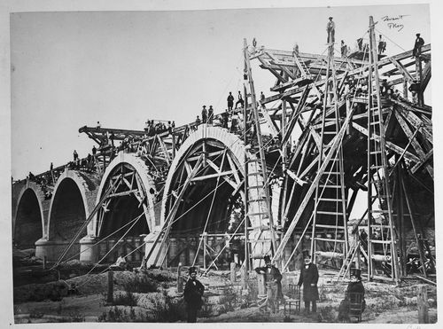 Print from ''Album showing views of bridges, viaducts and building sites in France''