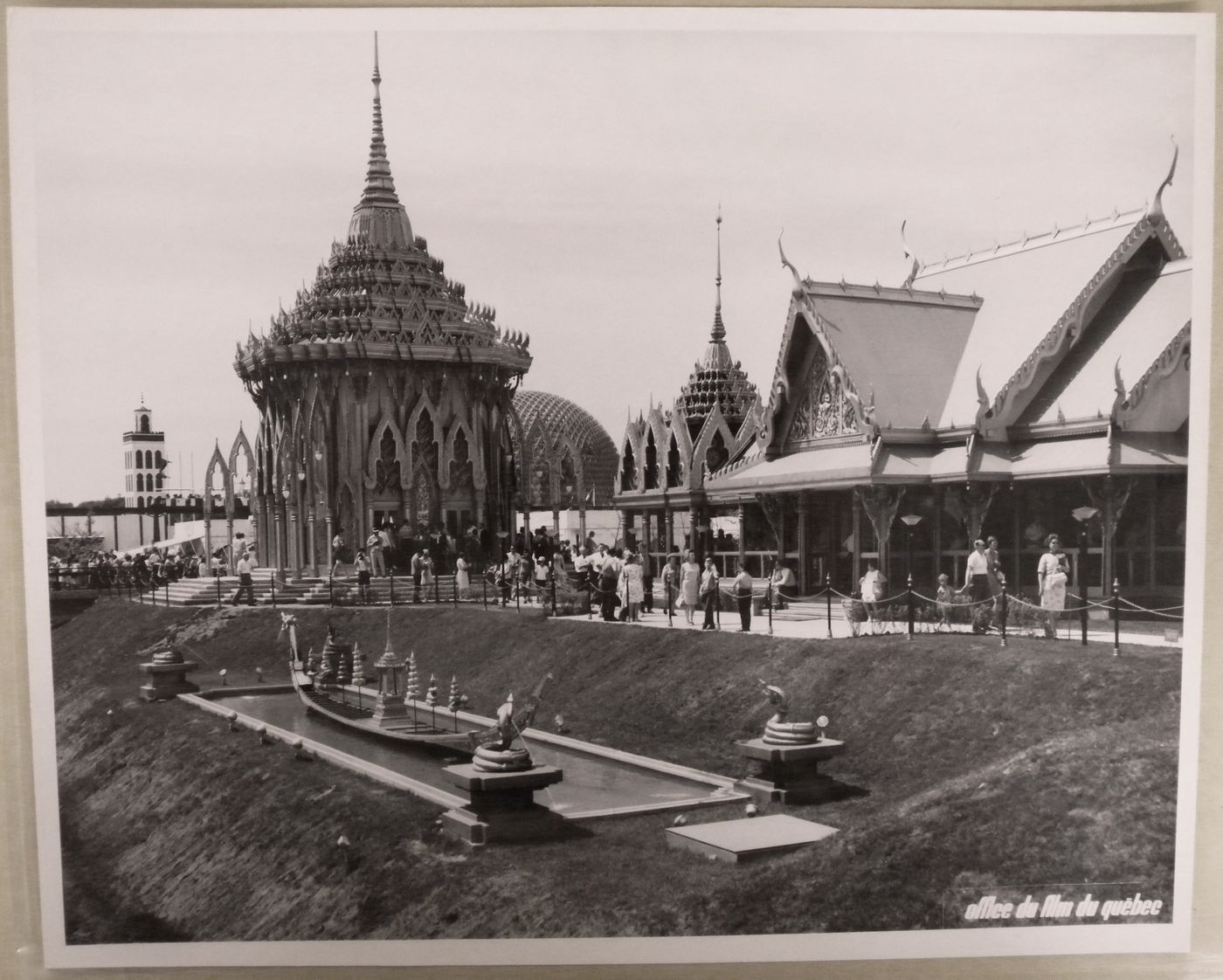 View of the Thailand Pavilion, Expo 67, Montréal, Québec