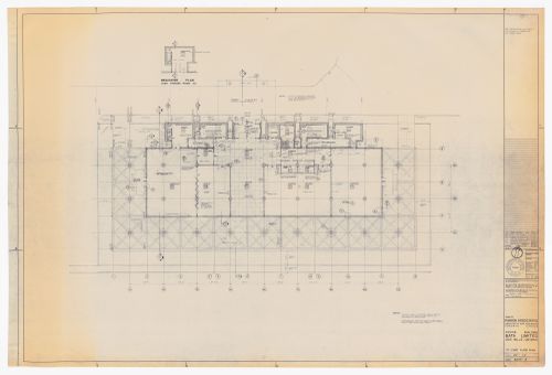 First floor plan for Bata Limited Office Building, Don Mills, Ontario