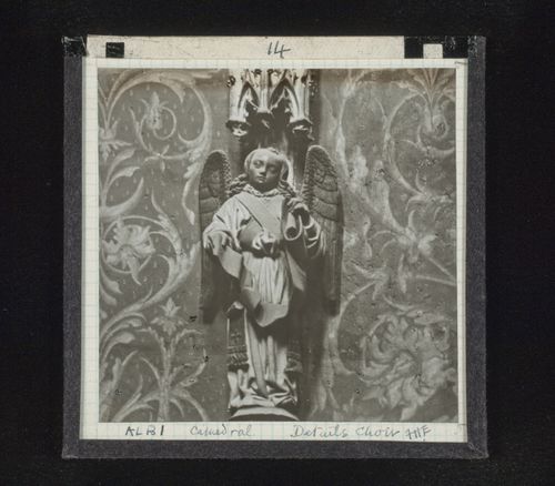 Detail view of scultpture of choir stall of Cathédrale Sainte-Cécile d’Albi, Albi, France