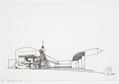 Bibliothèque de France, Paris, France: perspective