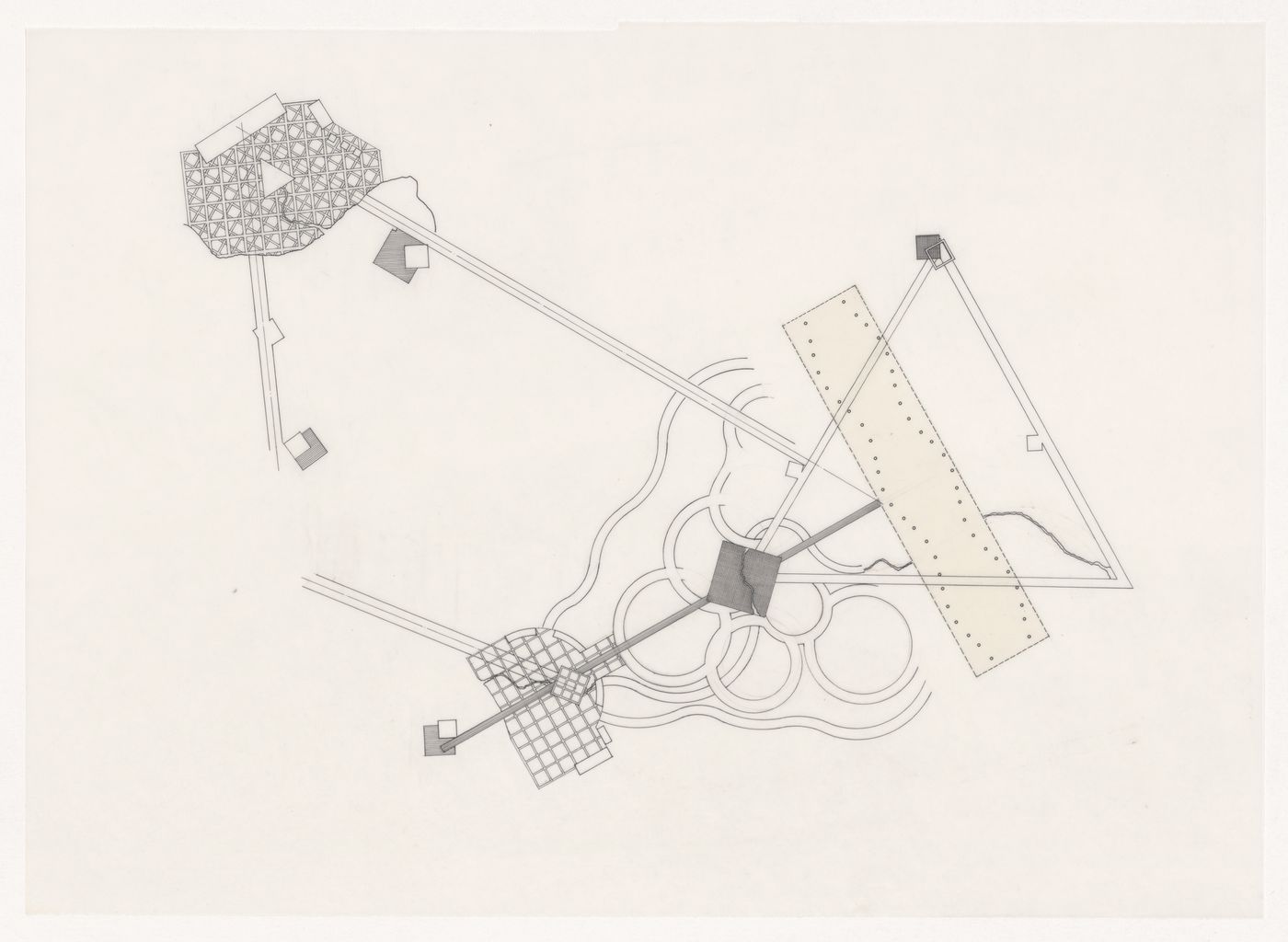 Site plan for Galaxy Toyama Gymnasium, Imizu, Japan