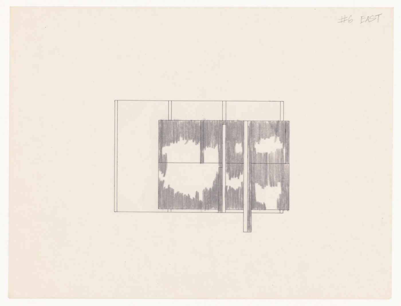 Sketch elevation for House VI, Cornwall, Connecticut