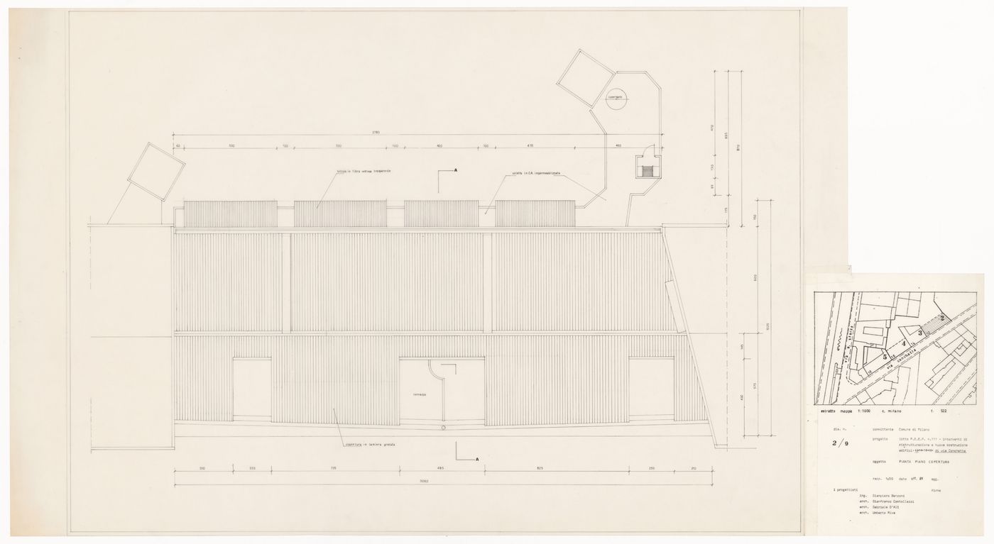 Floor plan for Edificio per abitazioni in via Conchetta, Milan, Italy