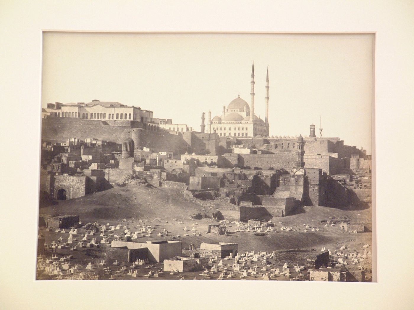 View of the Citadel and the Muhammad Ali Mosque, Cairo, Egypt