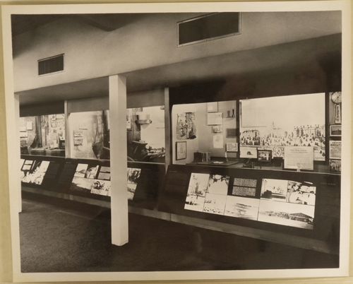 View of the Vermont's Pavilion, Expo 67, Montréal, Québec