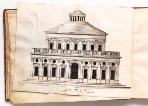 Elevation for a temple in the antique manner