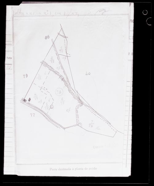 Site plan for Madame Lotte Pohl, Santiago do Cacém, Portugal