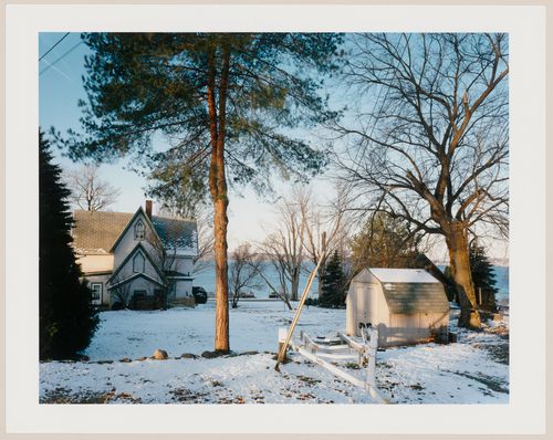 Viewing Olmsted: View towards the lake from Floral Avenue, Point Chautauqua, Mayville, New York