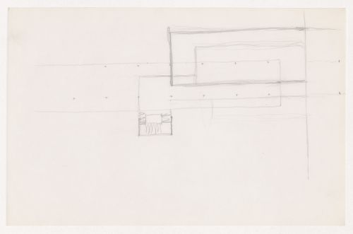 Sketch plan for a campus building for Illinois Institute of Technology