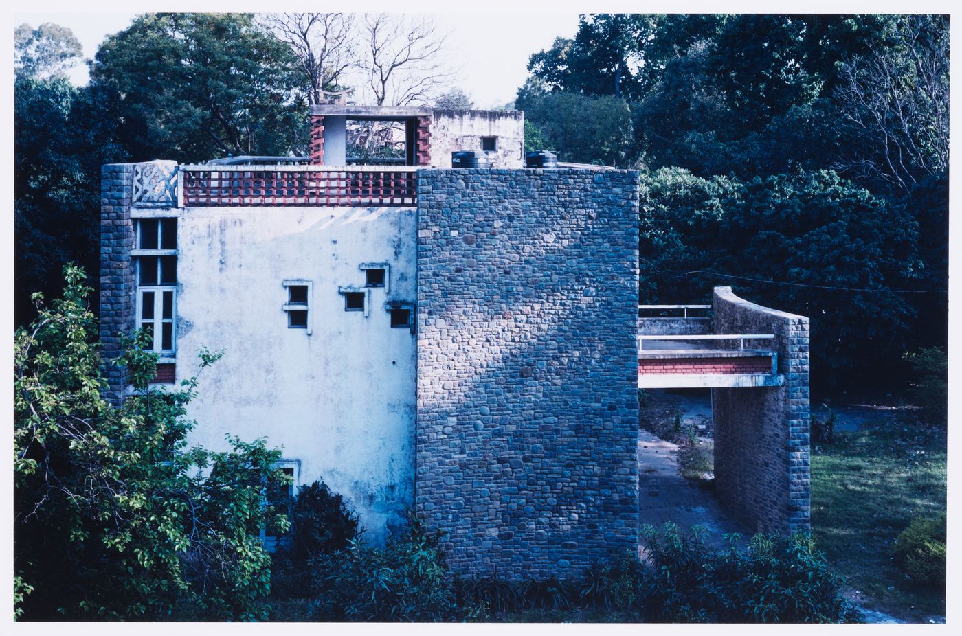 View of the architect's home (Type 4-J), Sector 5, Chandigarh, India