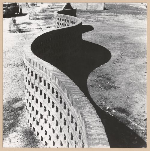 Wall in sector 23, Chandigarh, India