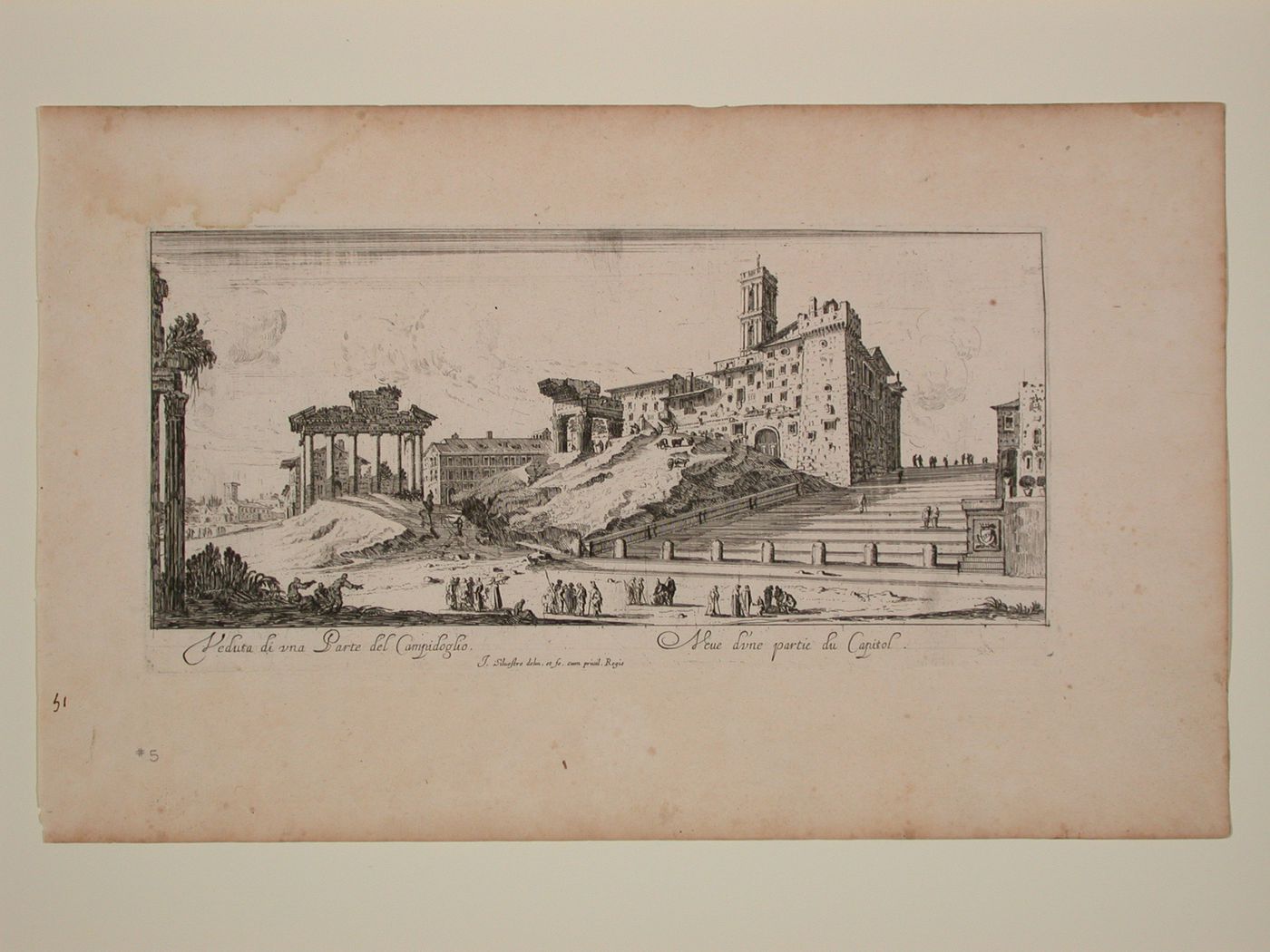 A view of the Campidoglio, Rome