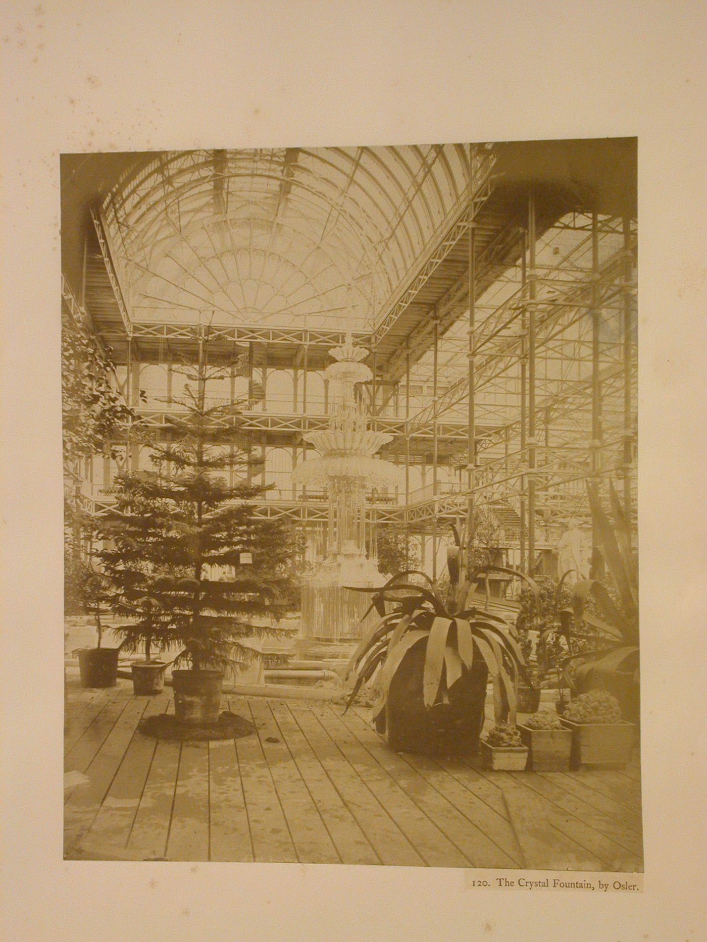 The Crystal Fountain by Osler, Crystal Fountain, Sydenham, England