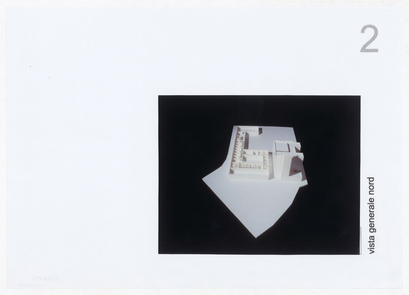 View of model for Igreja de Santa Maria do Rosário, Rome, Italy