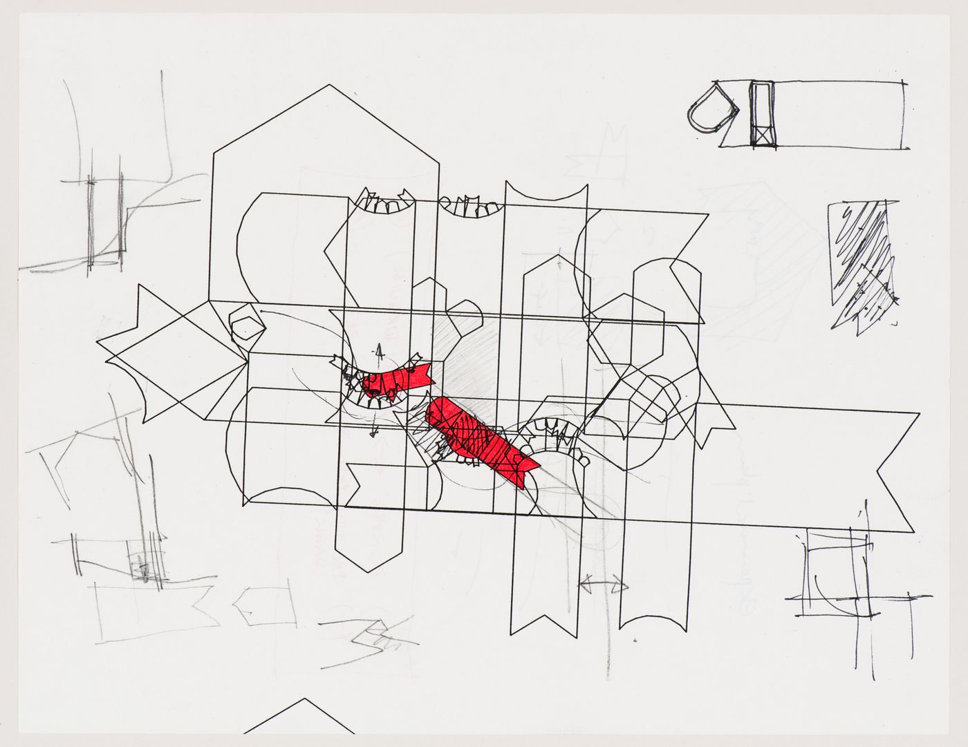 Schematic plan, Biozentrum - Biology Center for the J.W. Goethe University, Frankfurt am Main, Germany